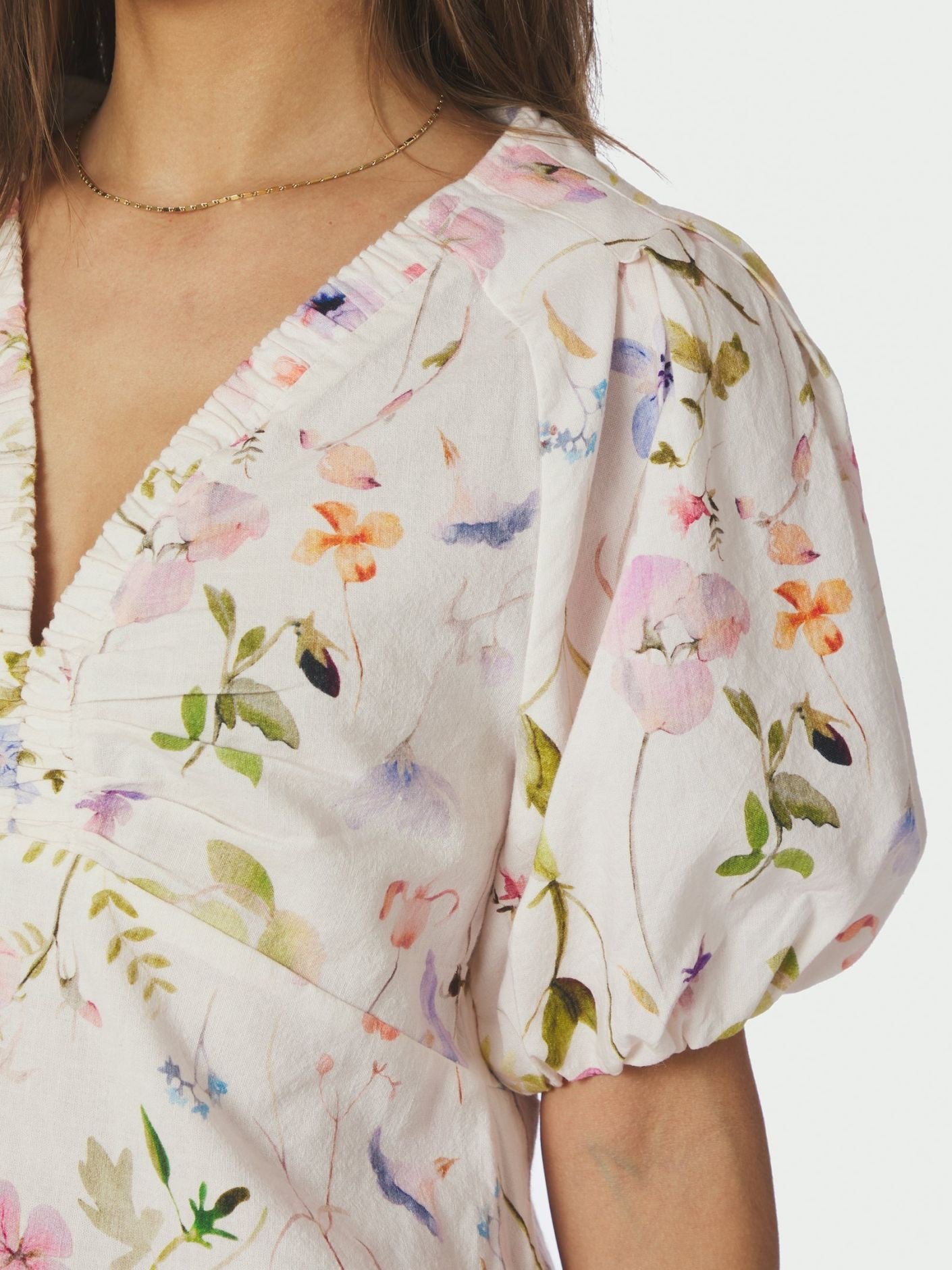 Neo Noir Irina Flower Blouse 169056
