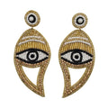 Handpicked wave Eye Earring NTS062