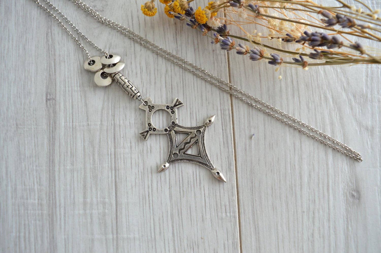Handpicked Cross Pendant Necklace