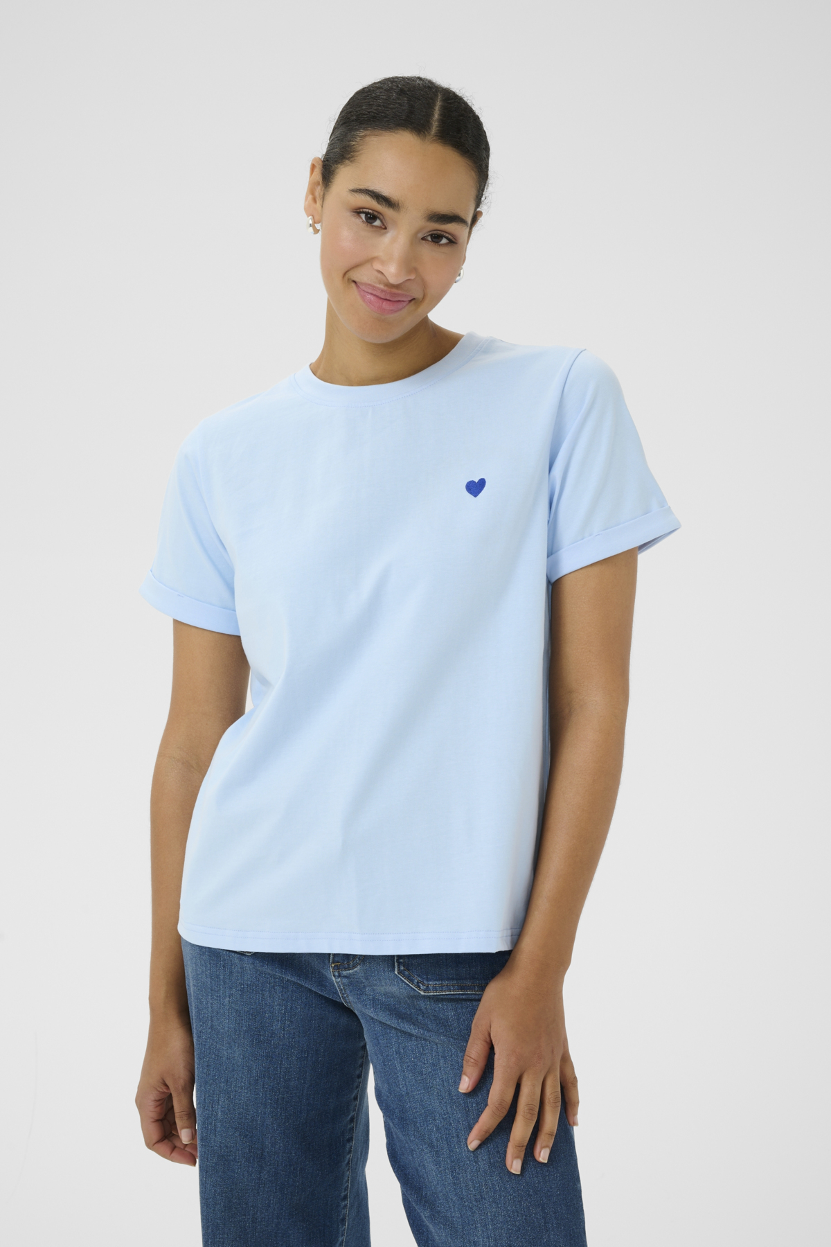 Kaffe Heart T-Shirt 10510386