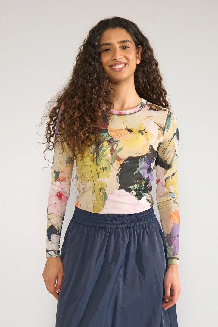 Numph Almia Long Sleeve Mesh Top 707120