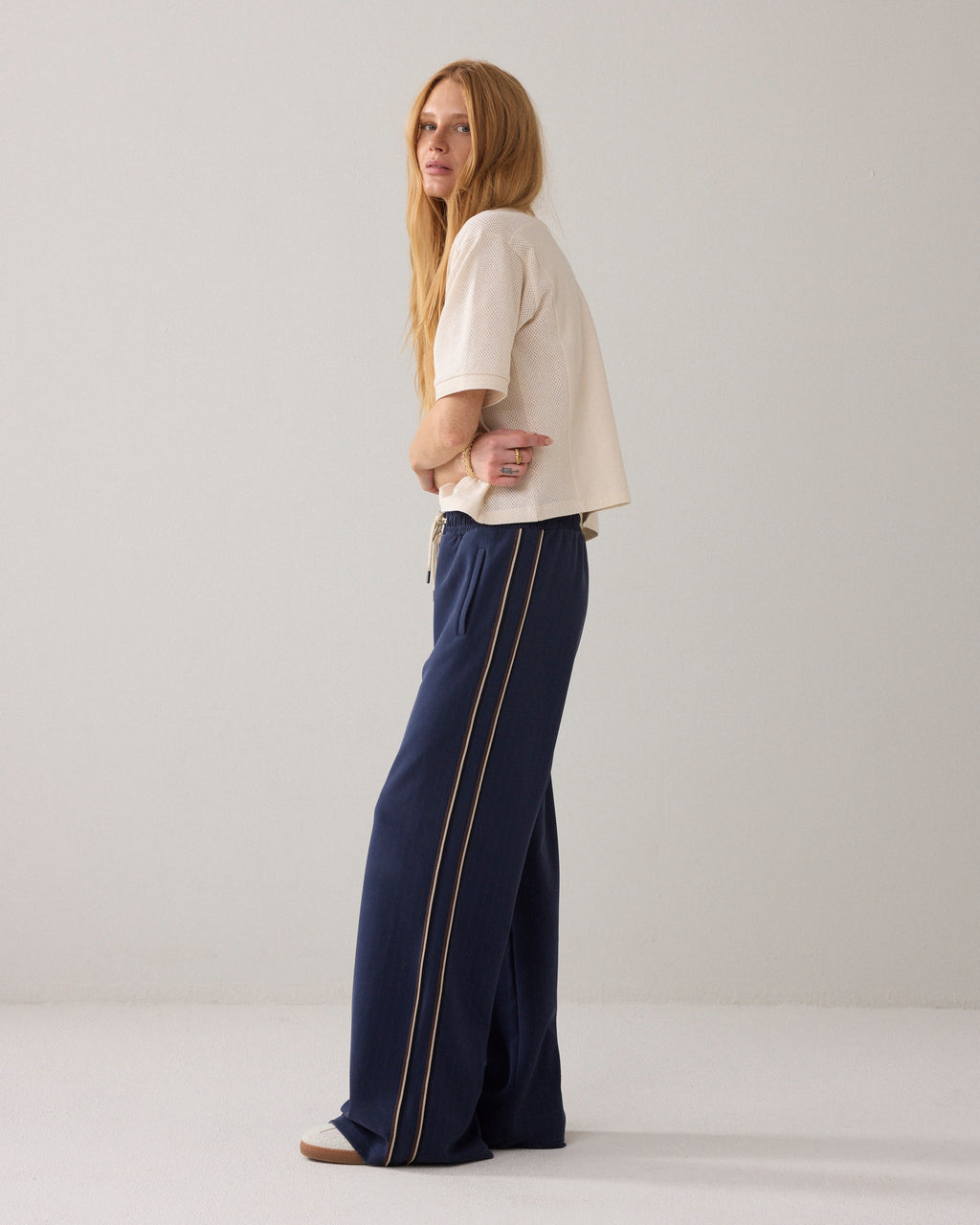 Summum Woman Pinstripe Trousers 4s2923-30716