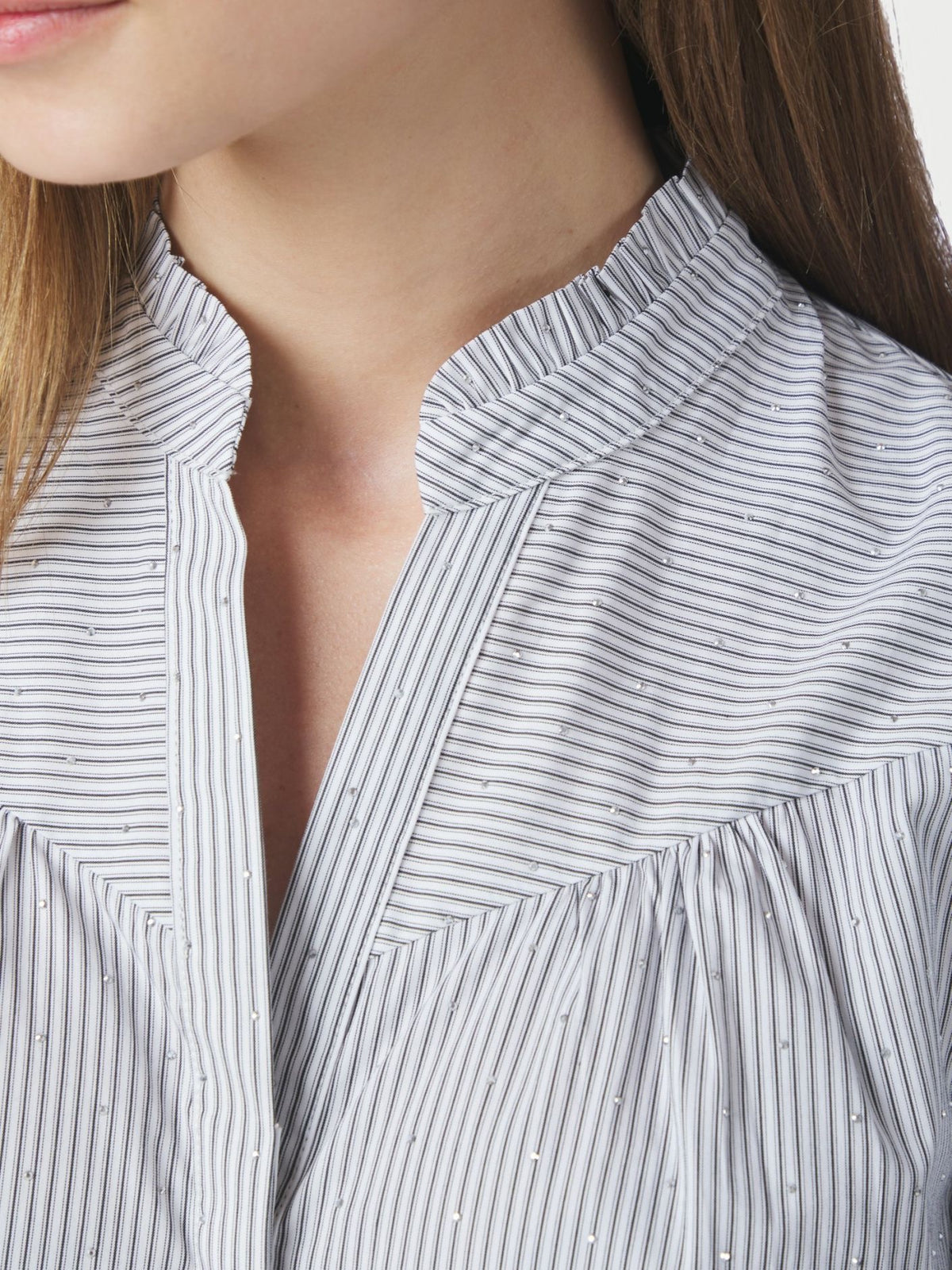 Neo Noir Astrida Stripe Stone Blouse 167292