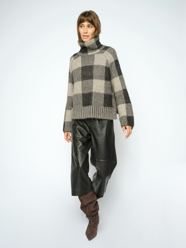 Mos Mosh Maija Check Knit 182950