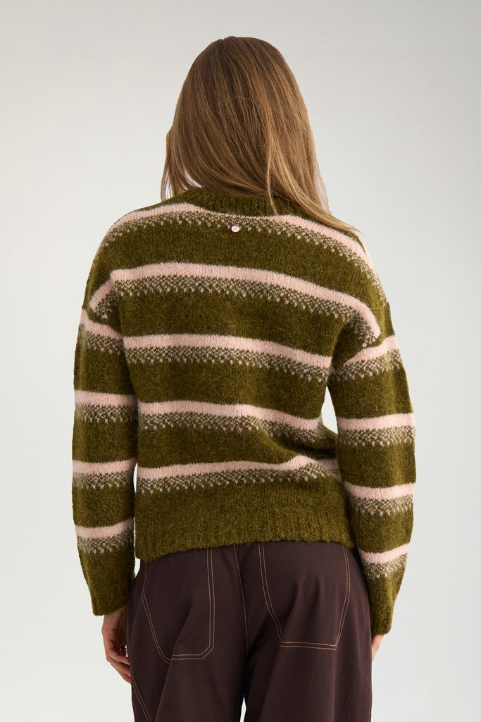 Numph Salia Stripe Pullover 707547