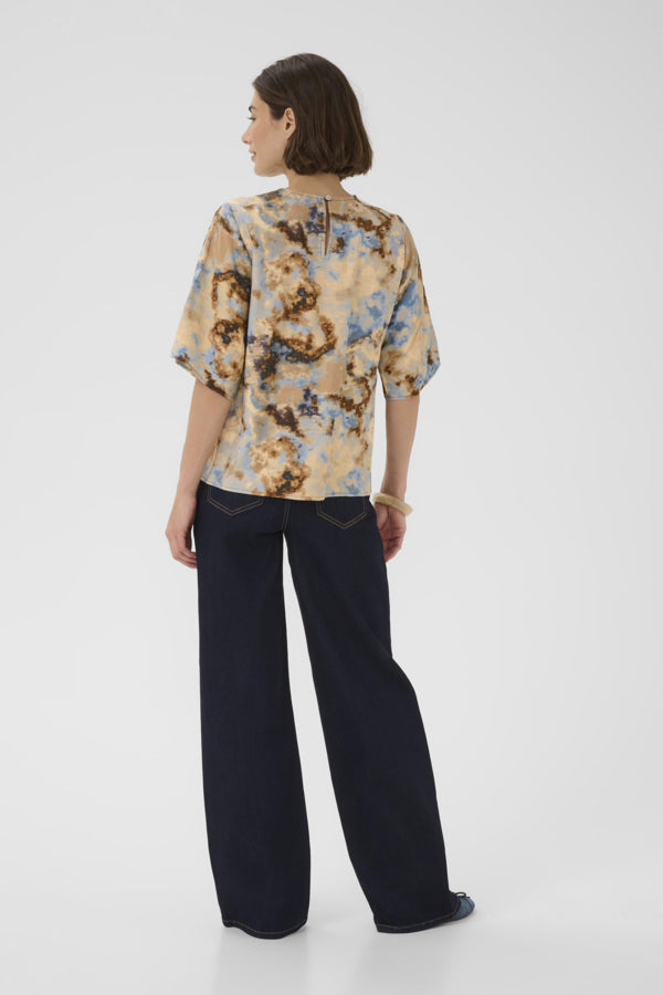 Culture Hizzy Greece Ss Blouse 50112848