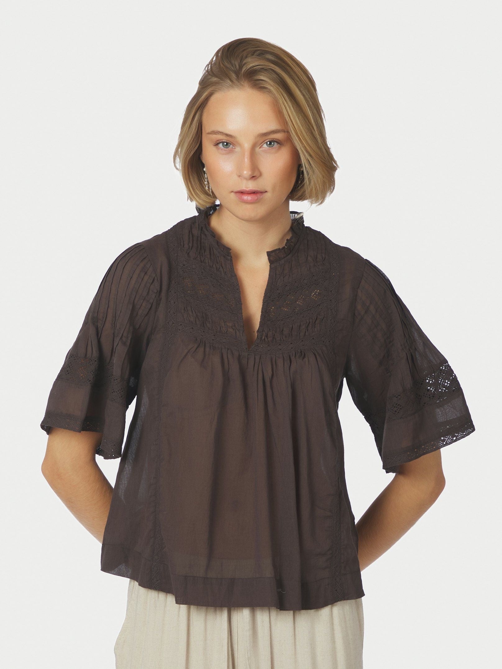 Neo Noir Siama Voile Blouse 164703