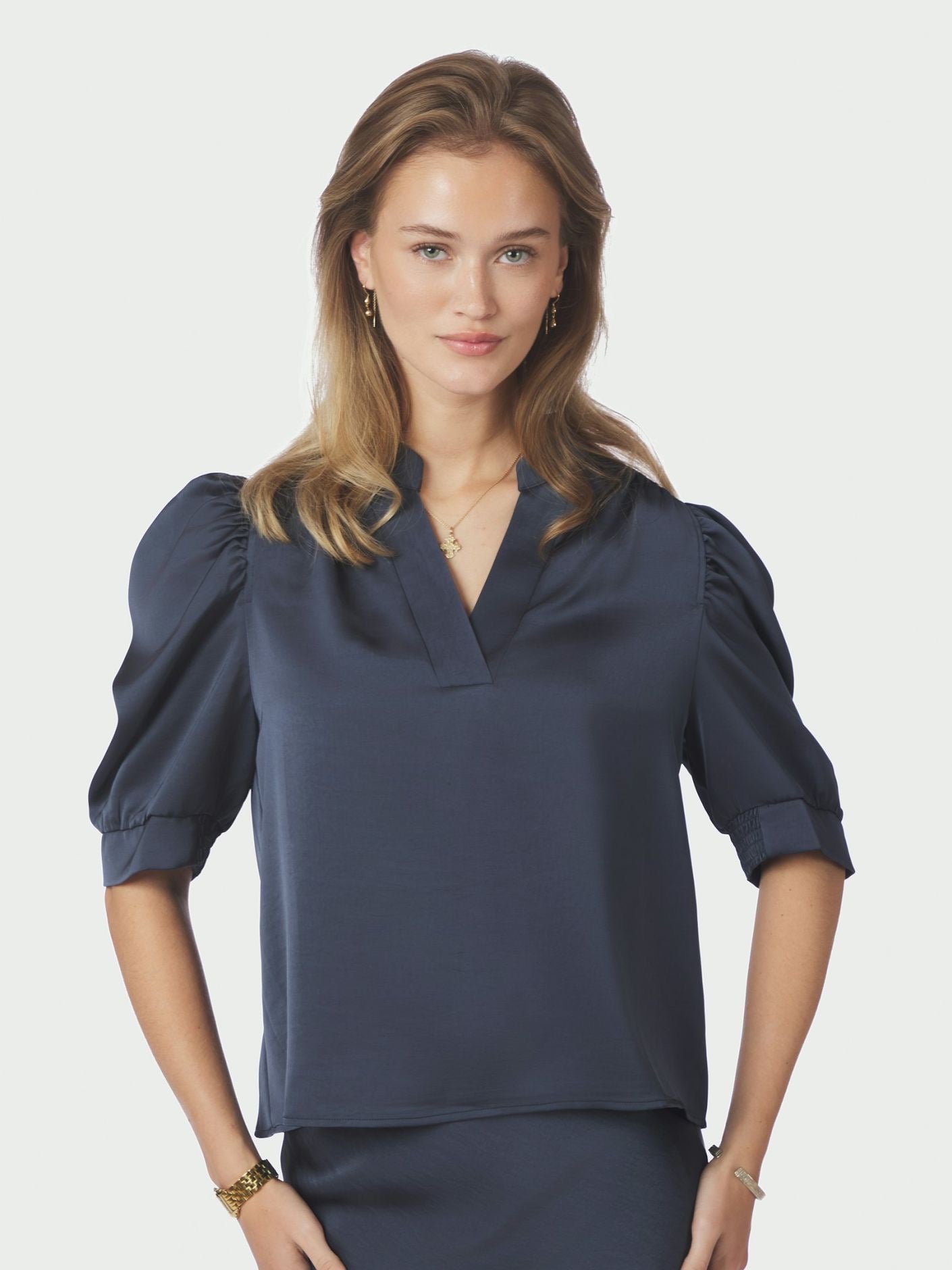 Neo Noir Roella Heavy Sateen Shirt 162590