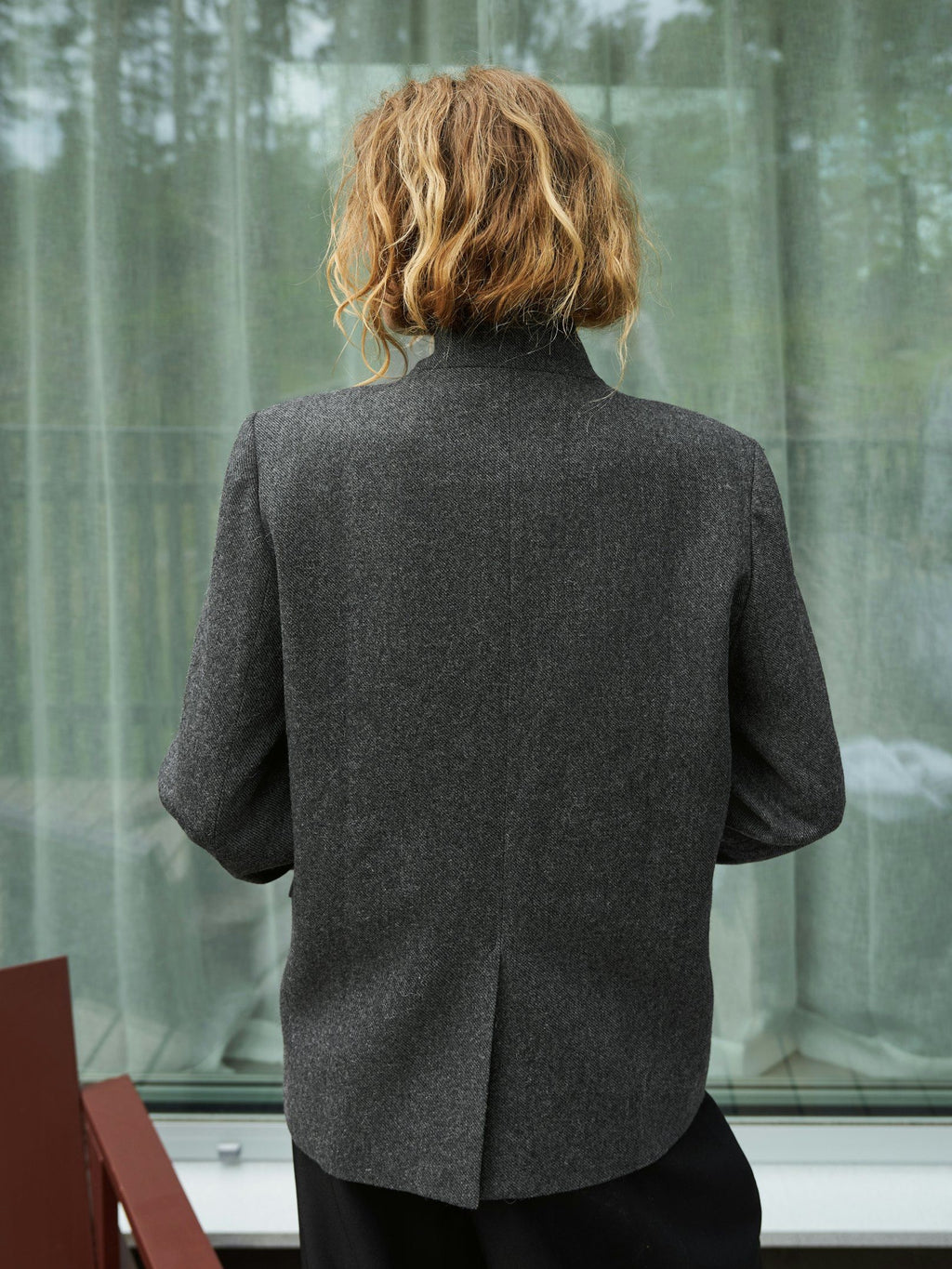 NEO NOIR Nerine Structure Twill Blazer 168580