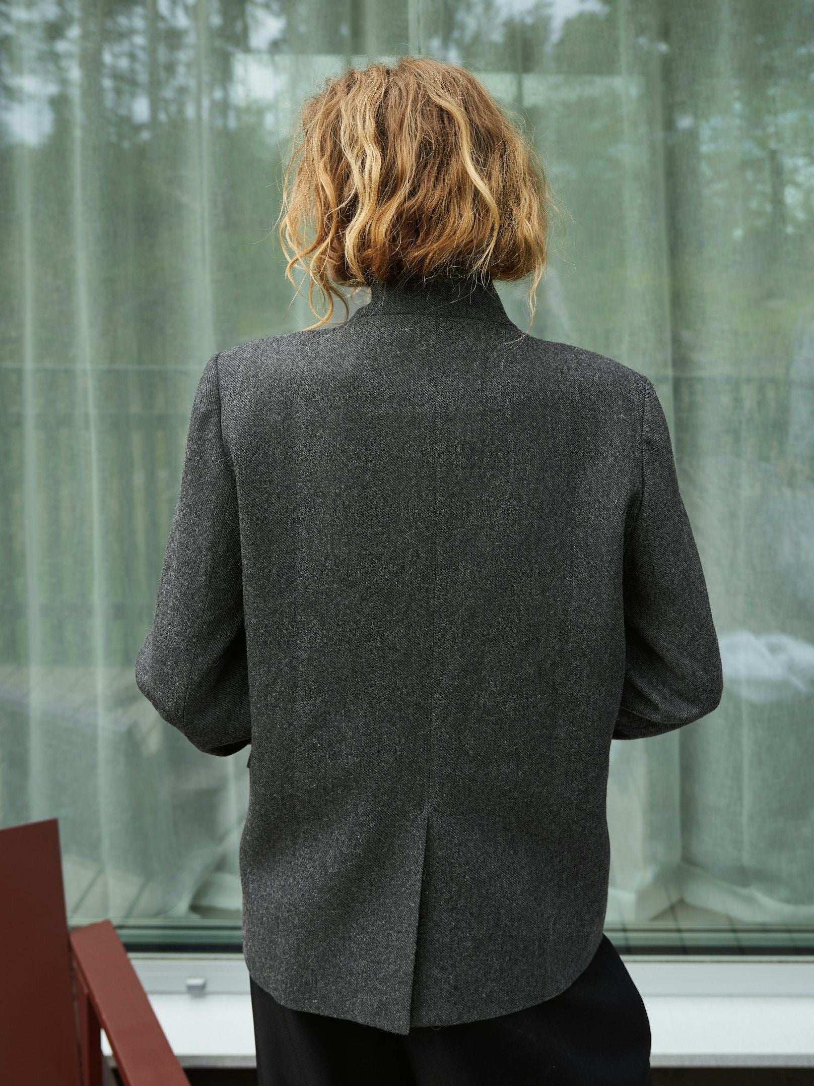 NEO NOIR Nerine Structure Twill Blazer 168580