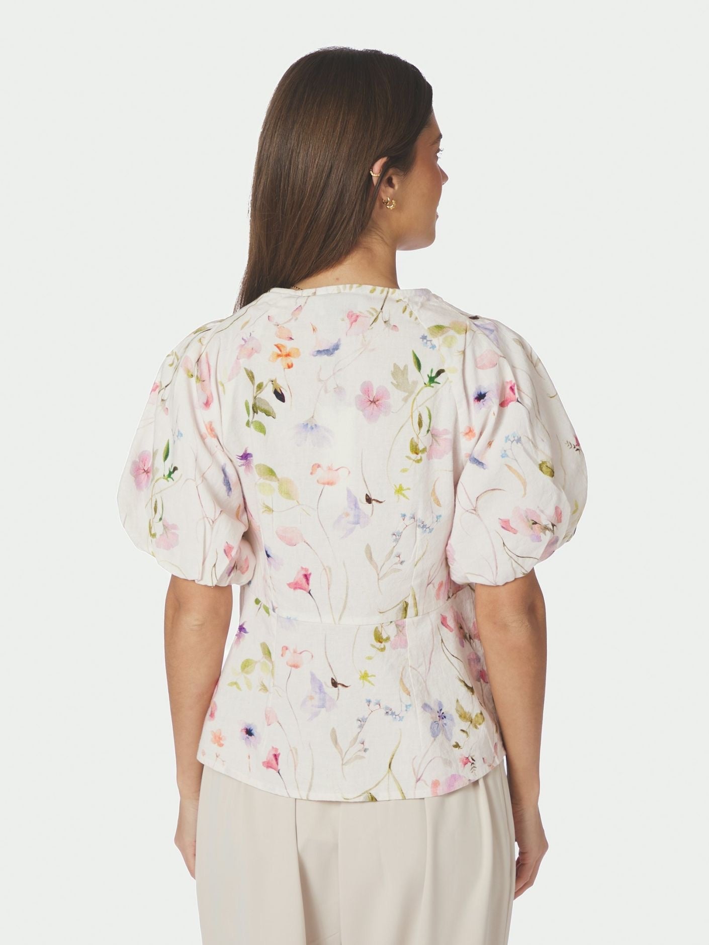 Neo Noir Irina Flower Blouse 169056