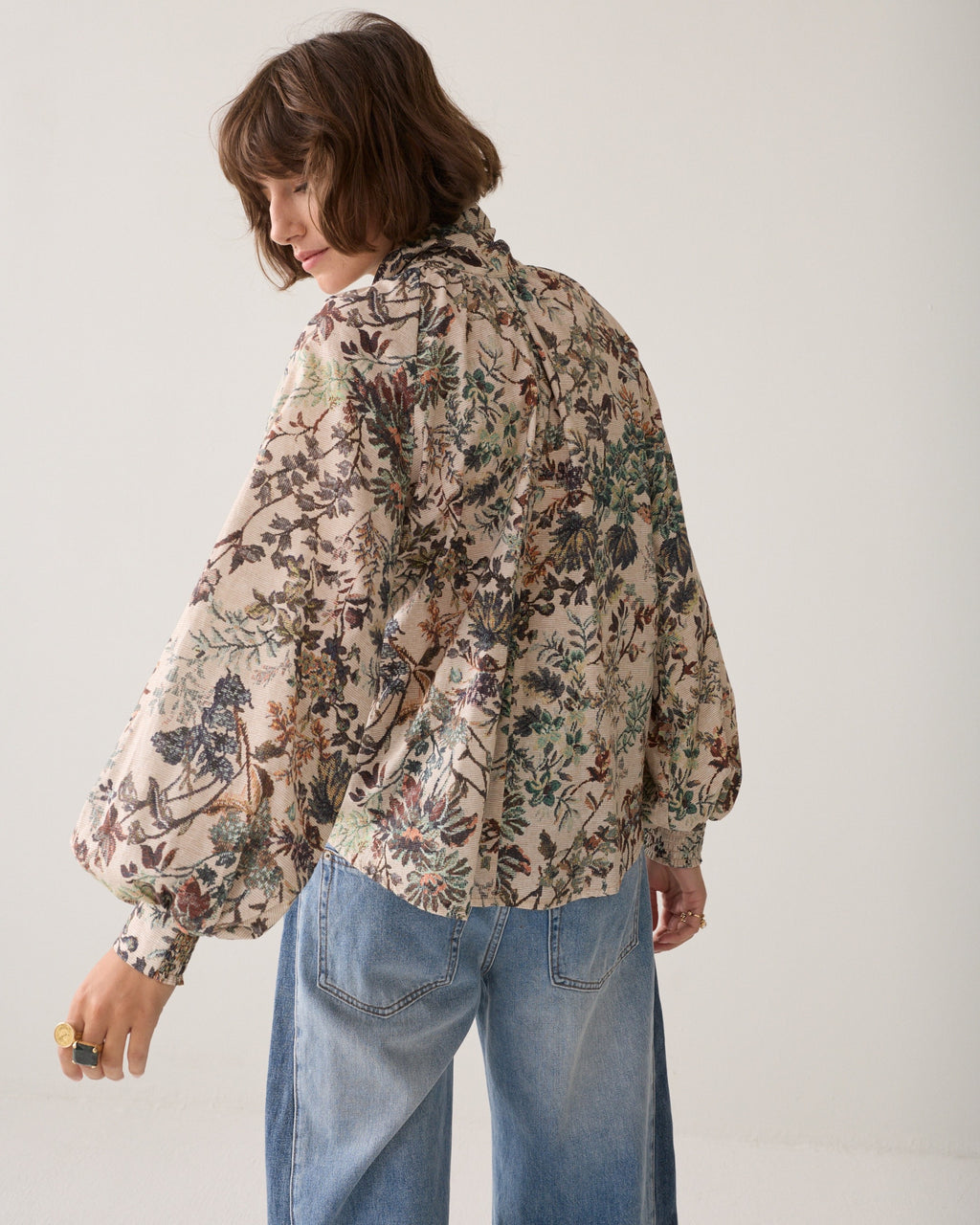 Summum Botanical Print Top 2s3567-12506