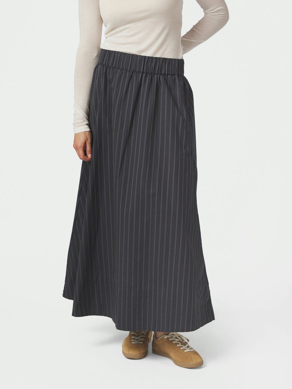 Neo Noir Yara Long Stripy Skirt 169791