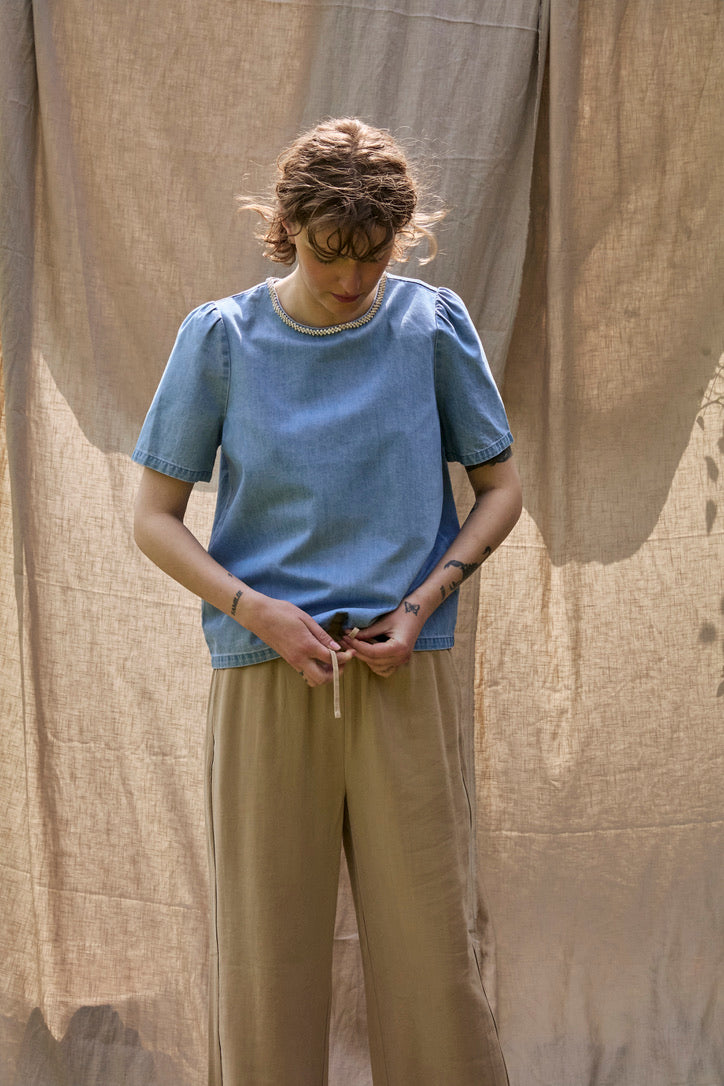 Pulz BROOKLYN SS BLOUSE Short sleeve 50210453