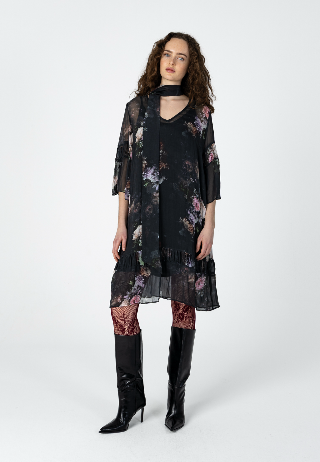 Coster Copenhagen Dress In Vintage Floral Print 265-5407