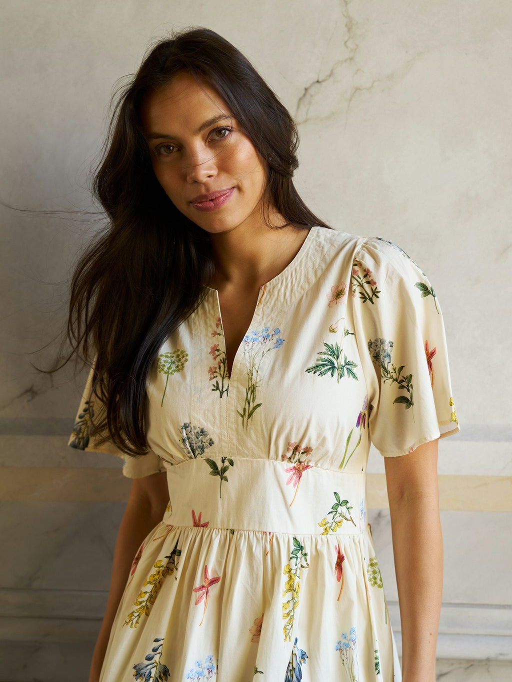 Neo Noir Gardena Flower Dress 167972