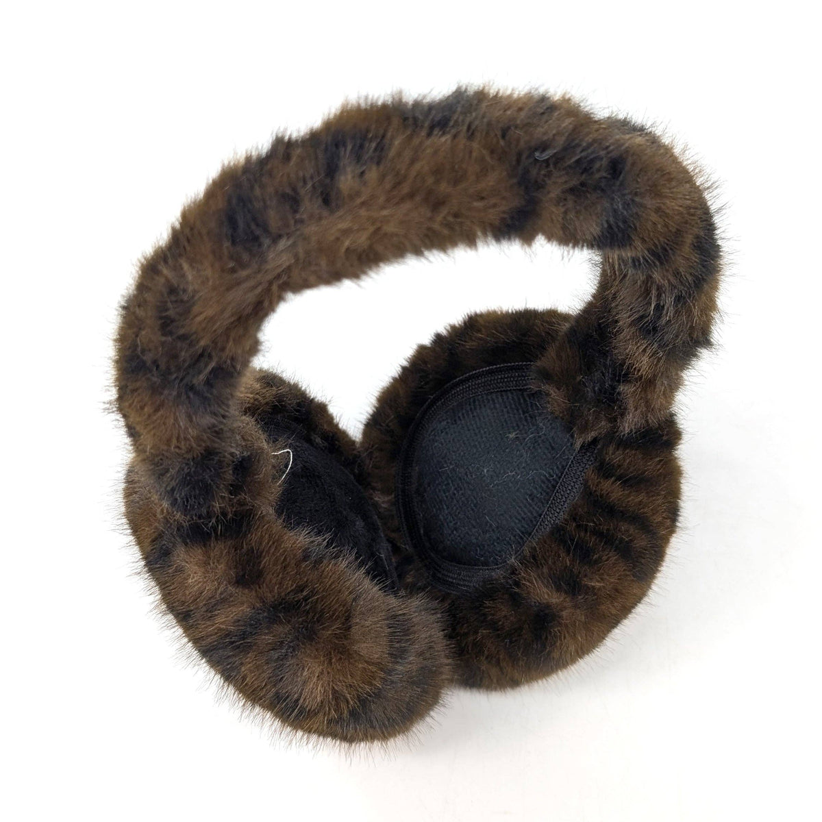 Faux Fur Animal Print Ear Muffs