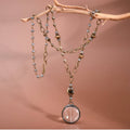 Glass Crystal Round Pendant S0OX3T6302