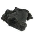 Suede Effect Fingerless Glove