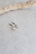 Handpicked Silver Spinning Charm Hoop Earrings