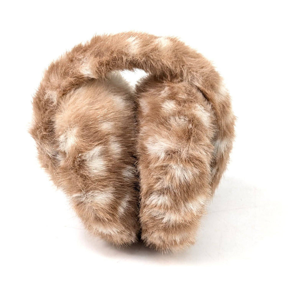 Faux Fur Deer Print Ear Muffs