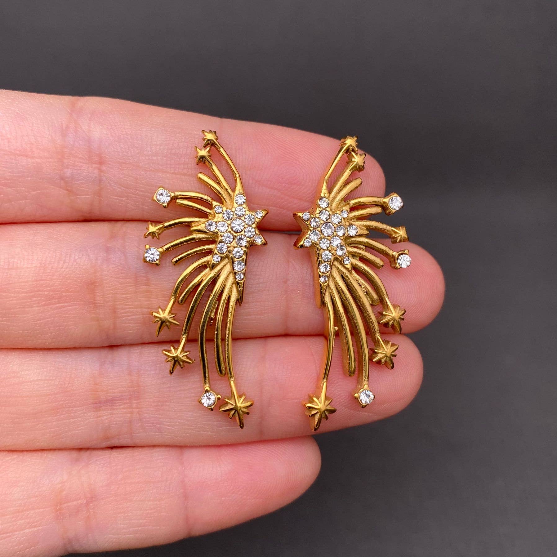 Handpicked Stars 18K Gold Plated Earrings
